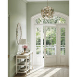 Lunaria Orb Iron Silver Chandelier - LOOMLAN - Currey & Co - Chandeliers