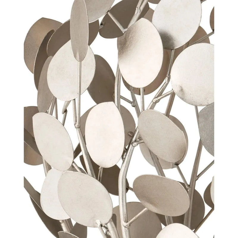 Lunaria Orb Iron Silver Chandelier - LOOMLAN - Currey & Co - Chandeliers