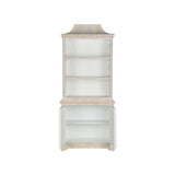 Lyford Cay Whitewashed Bamboo Bookcase - LOOMLAN - Chelsea House - Bookcases