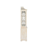 Lyford Cay Whitewashed Bamboo Breakfront - LOOMLAN - Chelsea House - Bookcases