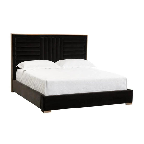 Mabel Fabric King Bed - LOOMLAN - SUNPAN - Beds