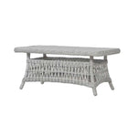 Mackinac Rectangular Wicker Patio Coffee Table - LOOMLAN - Lloyd Flanders - Outdoor Coffee Tables