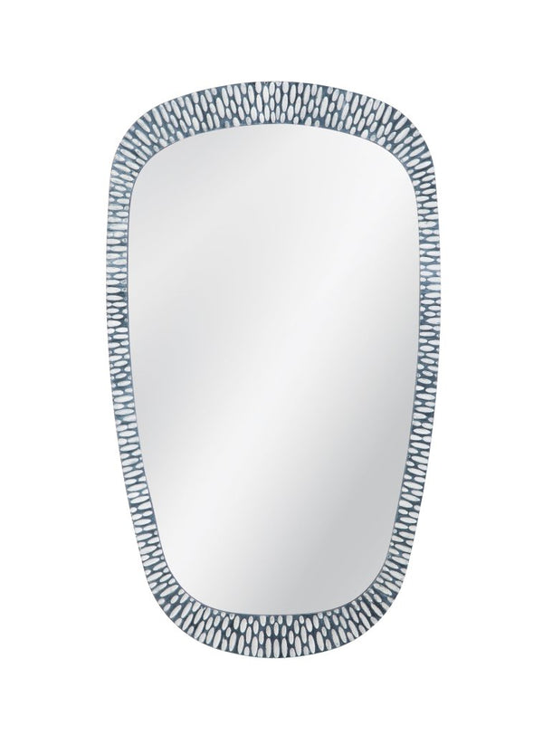 Maddox Modern Grey Resin Wall Mirror - LOOMLAN - Bassett Mirror - Wall Mirrors