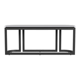 Malibu Aluminum Framed Outdoor Console Table - LOOMLAN - Sunset West - Outdoor Console Tables