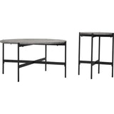 Malo Coffee Table Set Gray & Black - LOOMLAN - Zuo Modern - Coffee Tables