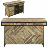 Mancave Home Bar Island Server Counter Jack - LOOMLAN - LOOMLAN - Home Bar Islands