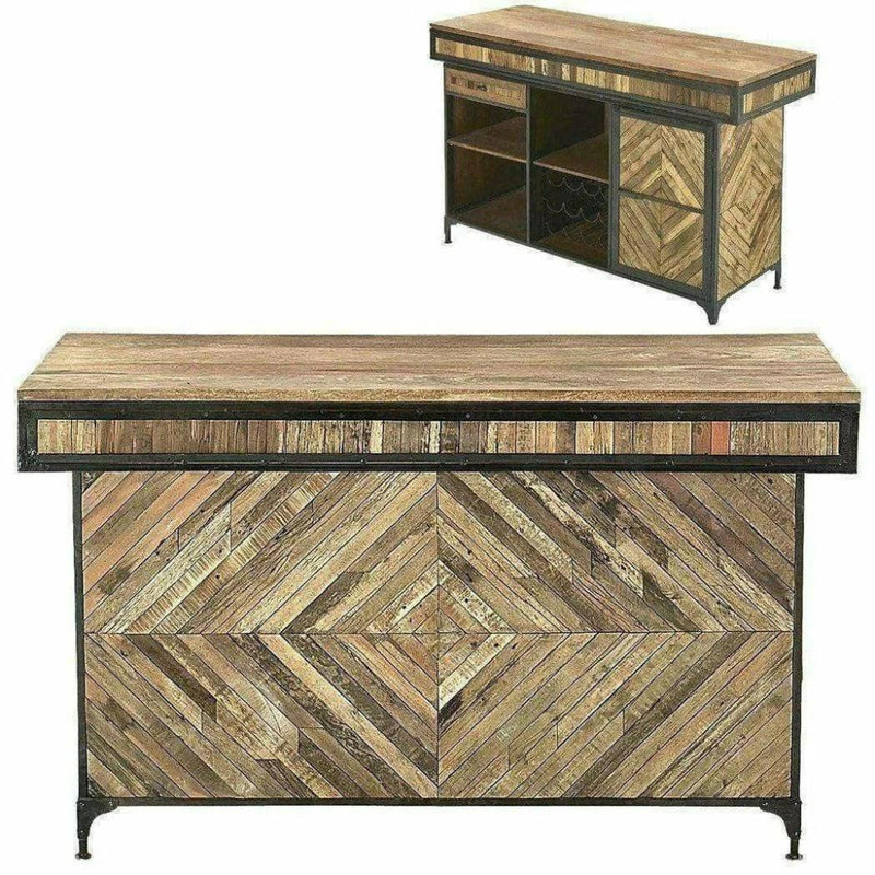 Mancave Home Bar Island Server Counter Jack - LOOMLAN - LOOMLAN - Home Bar Islands