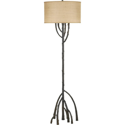 Mangrove Bronze Floor Lamp - LOOMLAN - Currey & Co - Floor Lamps