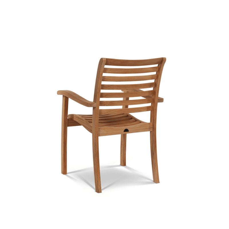 Manorhouse Teak Patio Rectangular Dining Set 7PC - LOOMLAN - HiTeak - Outdoor Dining Sets