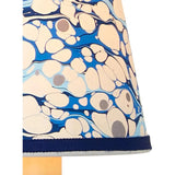 Marble Blue Lace Paper Tapered Chandelier Shade - LOOMLAN - Currey & Co - Chandeliers