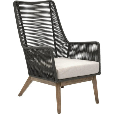 Marco Polo Lounge Chair - Grey Outdoor Lounge Chair - LOOMLAN - Seasonal Living - Outdoor Lounge Chairs