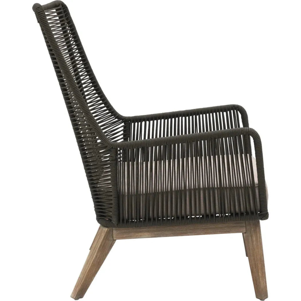 Marco Polo Lounge Chair - Grey Outdoor Lounge Chair - LOOMLAN - Seasonal Living - Outdoor Lounge Chairs