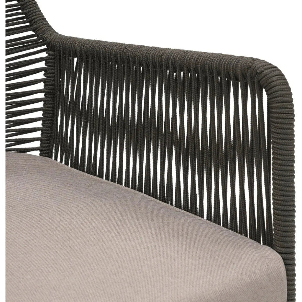 Marco Polo Lounge Chair - Grey Outdoor Lounge Chair - LOOMLAN - Seasonal Living - Outdoor Lounge Chairs