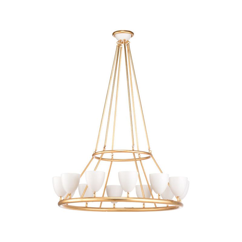 Marilyn Luxurious Gold Chandelier - LOOMLAN - Wildwood - Chandeliers