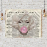 Marilyn Monroe Wall Art Indoor Outdoor Canvas - LOOMLAN - LOOMLAN - Canvas Art