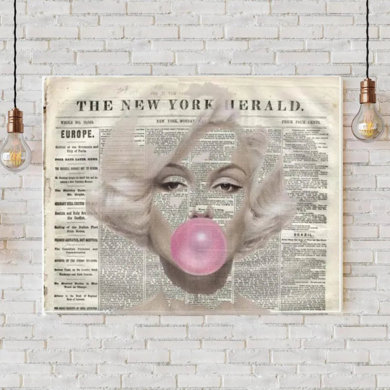 Marilyn Monroe Wall Art Indoor Outdoor Canvas - LOOMLAN - LOOMLAN - Canvas Art