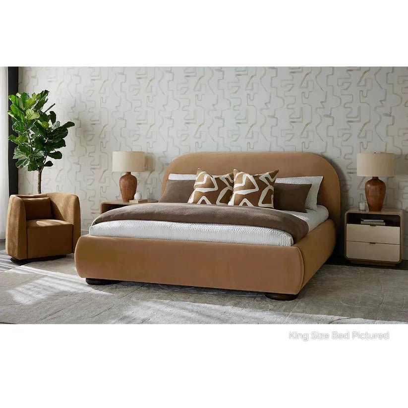 Marin Performance Fabric Queen Bed - LOOMLAN - SUNPAN - Beds