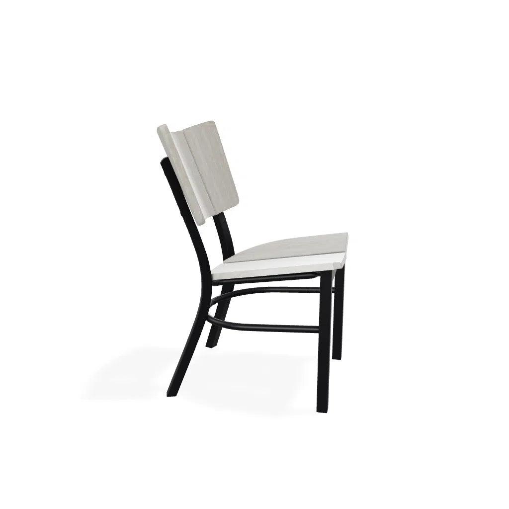 Marine Grade Polymer Aluminum Stacking Dining Chair - LOOMLAN - Outdoor Dining Chairs