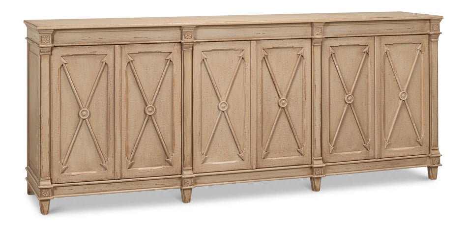 Marksman Wooden Modern Sideboard - LOOMLAN - Sarreid - Sideboards