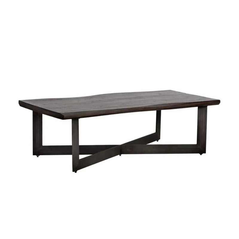 Marley Iron Based Wooden Coffee Table - LOOMLAN - SUNPAN - Coffee Tables