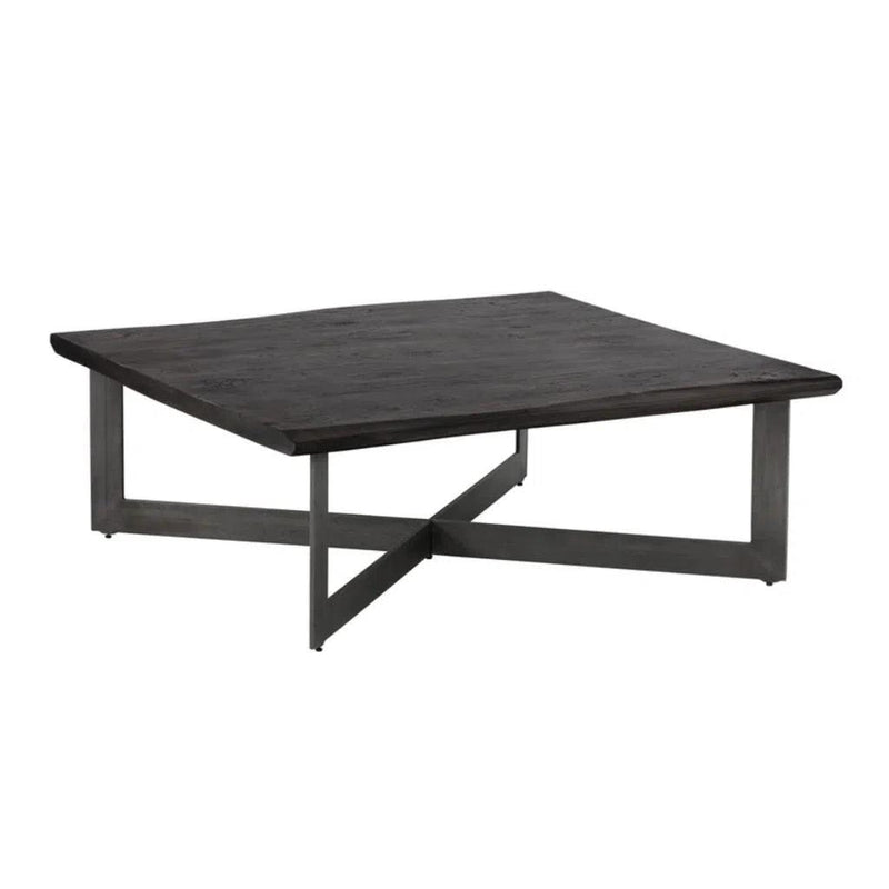 Marley Iron Based Wooden Coffee Table - LOOMLAN - SUNPAN - Coffee Tables