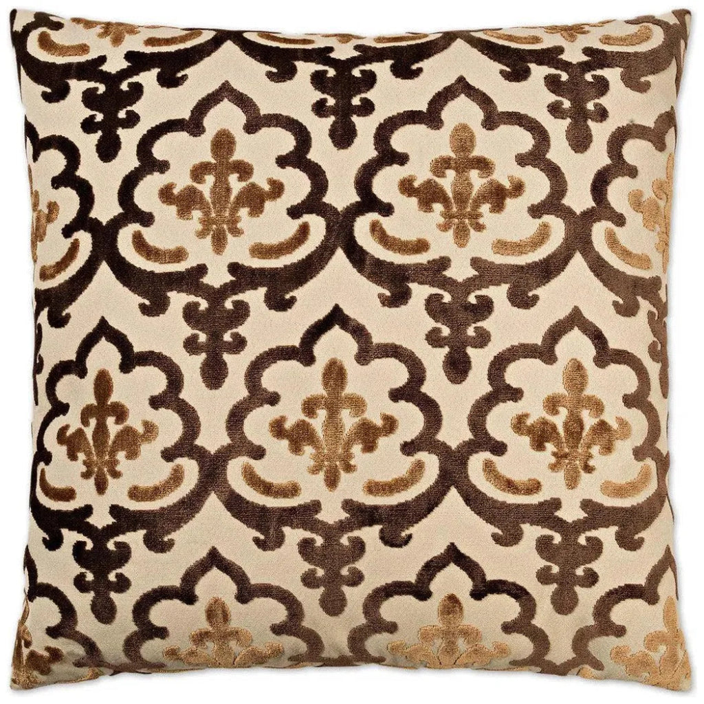 Marrisett Chocolate Brown Throw Pillow Insert - LOOMLAN - D.V. Kap - Throw Pillows