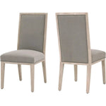 Martin Dining Chair 2PC LiveSmart Grey - LOOMLAN - Essentials For Living - Dining Chairs