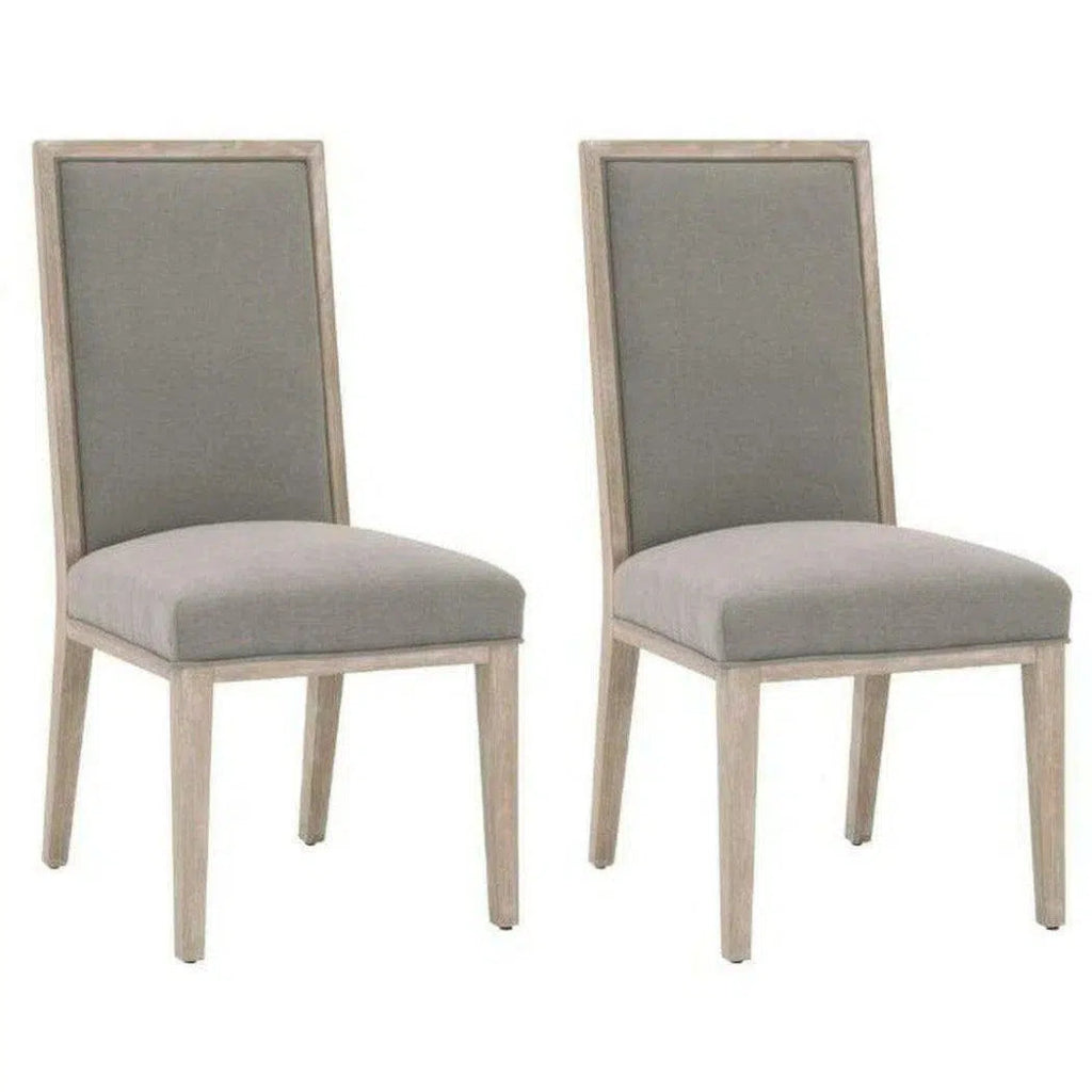 Martin Dining Chair 2PC LiveSmart Grey - LOOMLAN - Essentials For Living - Dining Chairs