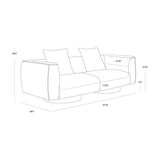 Mattis Performance Fabric Sofa - LOOMLAN - SUNPAN - Sofas & Loveseats
