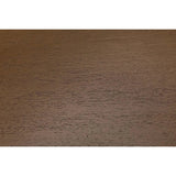 Maude Wood Saddle Brown Rectangle Side Table - LOOMLAN - Noir - Side Tables
