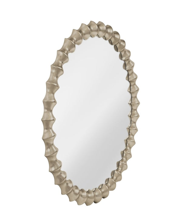 Max Modern Silver Framed Wall Mirror - LOOMLAN - Bassett Mirror - Wall Mirrors