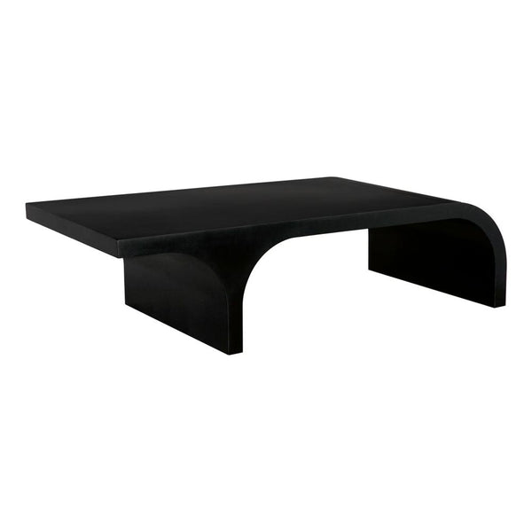 Maximus Steel Black Coffee Table - LOOMLAN - Noir - Coffee Tables