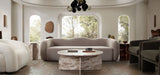 Maya Mink Performance Velvet Modern Sofa - LOOMLAN - Diamond Sofa - Sofas & Loveseats