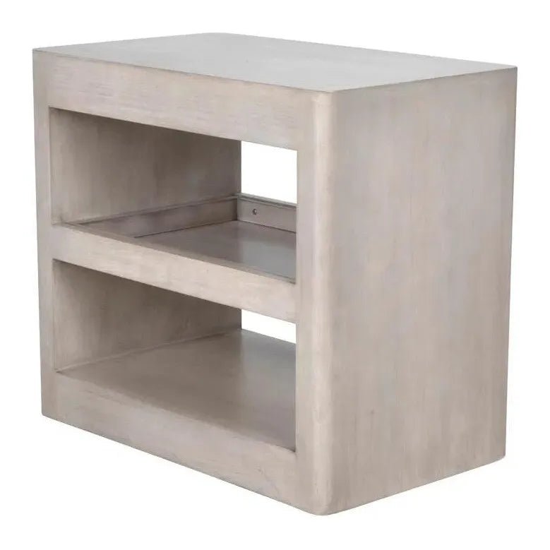 Mayito Alder Rectangular 1 Drawer Side Table - LOOMLAN - CFC - Side Tables