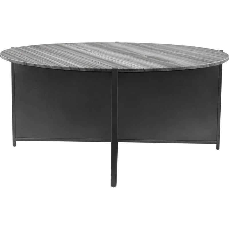 Mcbride Coffee Table Gray & Black - LOOMLAN - Zuo Modern - Coffee Tables