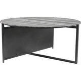 Mcbride Coffee Table Gray & Black - LOOMLAN - Zuo Modern - Coffee Tables