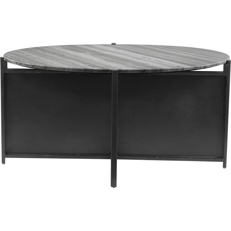 Mcbride Coffee Table Gray & Black - LOOMLAN - Zuo Modern - Coffee Tables