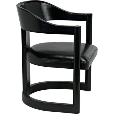 Mccormick Chair, Charcoal Black - LOOMLAN - Noir - Dining Chairs