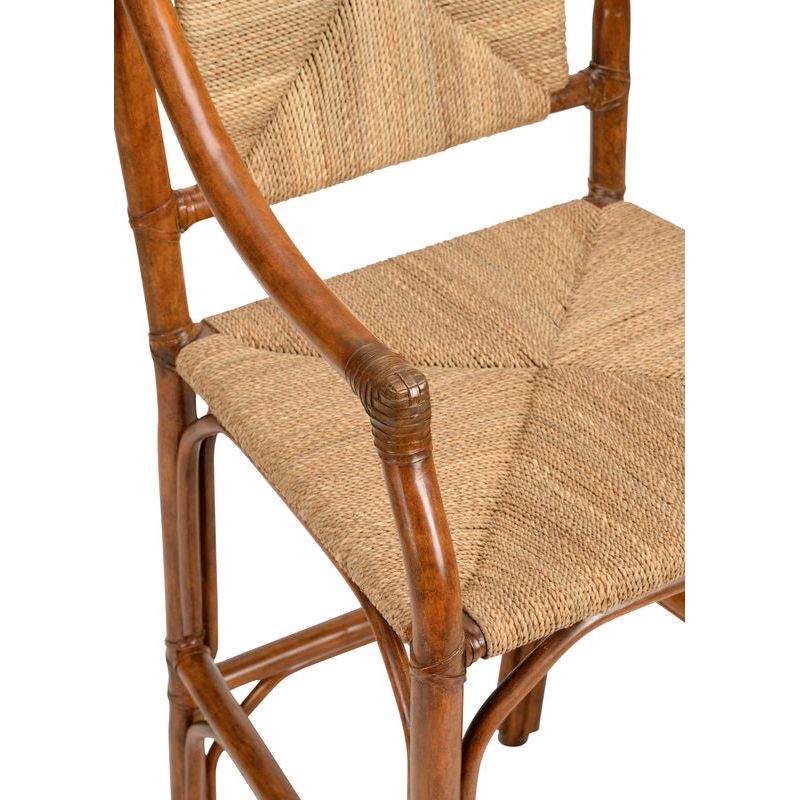 Mecklenburg Rattan Frame Bar Stool - LOOMLAN - Chelsea House - Bar Stools