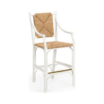 Mecklenburg Rattan Frame Bar Stool - LOOMLAN - Chelsea House - Bar Stools