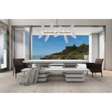 Meditation Rectangle White Outdoor Dining Table - LOOMLAN - Seasonal Living - Outdoor Dining Tables