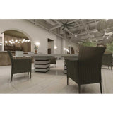 Meditation Rectangle White Outdoor Dining Table - LOOMLAN - Seasonal Living - Outdoor Dining Tables