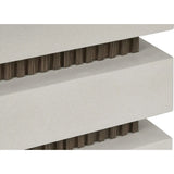 Meditation Rectangle White Outdoor Dining Table - LOOMLAN - Seasonal Living - Outdoor Dining Tables
