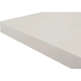 Meditation Rectangle White Outdoor Dining Table - LOOMLAN - Seasonal Living - Outdoor Dining Tables
