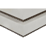 Meditation Rectangle White Outdoor Dining Table - LOOMLAN - Seasonal Living - Outdoor Dining Tables