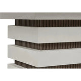 Meditation Rectangle White Outdoor Dining Table - LOOMLAN - Seasonal Living - Outdoor Dining Tables