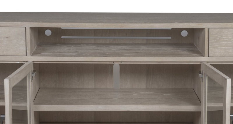 Melia Wood Brown Entertainment Unit - LOOMLAN - Panama Jack - TV Stands & Media Centers