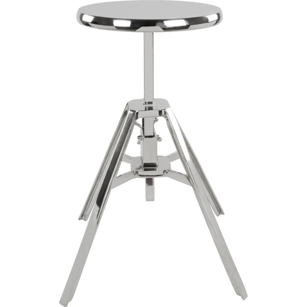 Mercy Stool Nickel - LOOMLAN - Zuo Modern - Dining Chairs