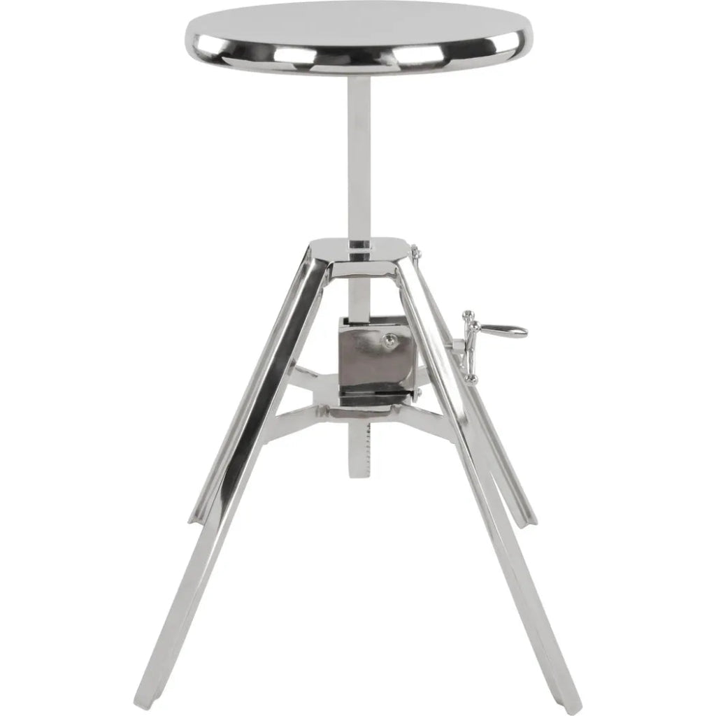 Mercy Stool Nickel - LOOMLAN - Zuo Modern - Dining Chairs