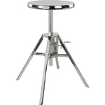 Mercy Stool Nickel - LOOMLAN - Zuo Modern - Dining Chairs